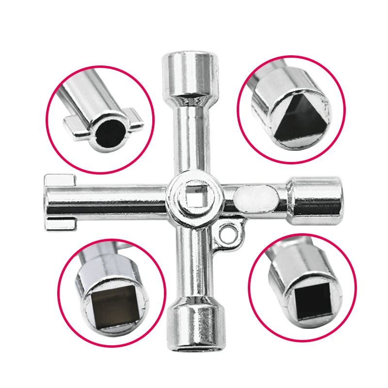 Clé à Douille - KeyWrenchCross™ - Carré d'argent